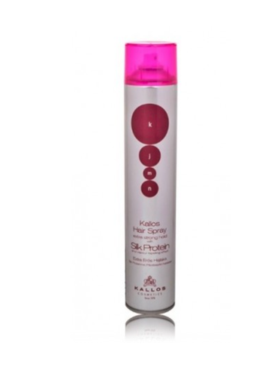 Изображение Kallos Silk Protein Hair Spray Extra Strong Hold 500 ml