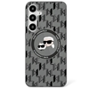 Изображение Karl Lagerfeld Button Karl&Choupette Heads On KL Pattern MagSafe Case for Samsung Galaxy S25
