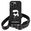 Picture of Karl Lagerfeld Crossbody Silicone Ikonik Back Case for Apple iPhone 15