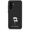 Изображение Karl Lagerfeld Fixed Glitter Ikonik Logo Metal Pin Case for Samsung Galaxy A36 5G