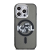 Изображение Karl Lagerfeld IML Glitter Karl and Choupette Sketch MagSafe Case for Apple iPhone 15 Pro Max