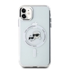 Изображение Karl Lagerfeld IML K&CH Heads Metal Frame MagSafe Case for iPhone 11 / Transparent