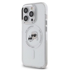 Изображение Karl Lagerfeld IML K&CH Heads Metal Frame MagSafe Case for iPhone 15 Pro / Transparent