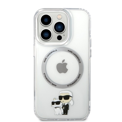 Изображение Karl Lagerfeld IML Karl and Choupette MagSafe Case for iPhone 13 Pro / transparent