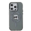 Изображение Karl Lagerfeld IML Karl Head Metal Frame MagSafe Case for iPhone 15 Pro Max / black
