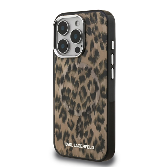 Изображение Karl Lagerfeld IML Leopard MagSafe Case for Apple iPhone 16 Pro Max