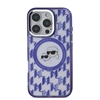 Изображение Karl Lagerfeld IML Monogram K&CH Heads MagSafe Case for iPhone 16 Pro / Purple