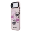 Изображение Karl Lagerfeld IML Multi Karl and Choupette Heads Case for iPhone Air / pink