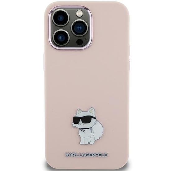 Picture of Karl Lagerfeld KLHCP15MSMHCNPP Back Case for Apple iPhone 15 Plus / 14 Plus