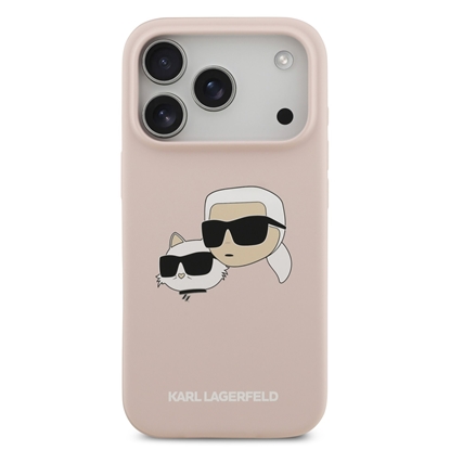 Изображение Karl Lagerfeld Liquid Silicone Double Heads MagSafe Case for Apple iPhone 17 Pro