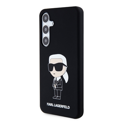 Изображение Karl Lagerfeld Liquid Silicone Ikonik NFT Case for Samsung Galaxy S24+ / black