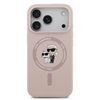 Изображение Karl Lagerfeld Liquid Silicone Karl and Choupette MagSafe Case for Apple iPhone 17 Pro