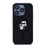 Изображение Karl Lagerfeld Liquid Silicone Karl and Choupette MagSafe Case for iPhone 15 Pro / black