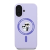 Изображение Karl Lagerfeld Liquid Silicone Karl and Choupette MagSafe Case for iPhone 16 / Purple