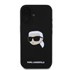 Picture of Karl Lagerfeld Liquid Silicone Karl Head MagSafe Case for iPhone 16 / Black