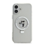 Изображение Karl Lagerfeld Ringstand Karl and Choupette MagSafe Case for iPhone 16 / white