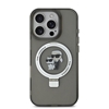Picture of Karl Lagerfeld Ringstand Karl and Choupette MagSafe Case for iPhone 16 Pro Max / black