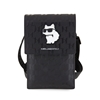 Picture of Karl Lagerfeld Saffiano Monogram Choupette NFT Wallet Phone Bag / black