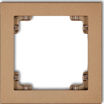Attēls no Karlik Deco Ramka pojedyncza zoty metalik (8DR-1)