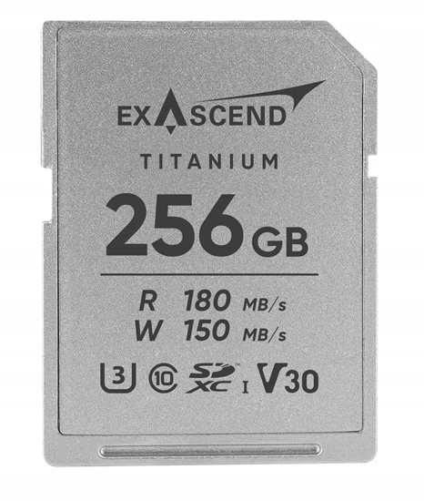 Изображение Karta pamici ExAscend Titanium UHS-I V30 256GB