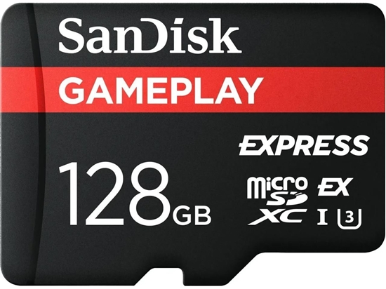 Изображение Karta SanDisk GamePlay MicroSDXC 128 GB Class 10 UHS-I/U3 V30 (SDSQXFN-128G-GN6GN)