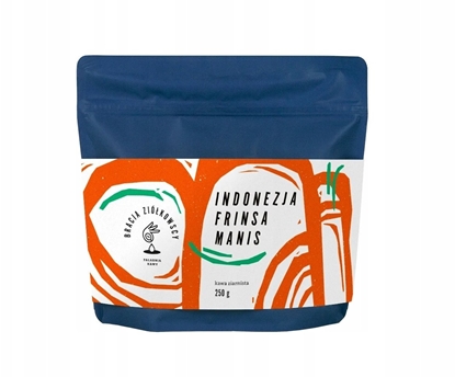 Изображение Kawa ziarnista Bracia Ziókowscy kawa ziarnista Indonezja Frinsa Manis Naturalny Filtr 250 g