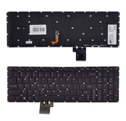 Attēls no Keyboard LENOVO Erazer: Y50, Y50-70, Y70-70; Ideapad: U530, with backlight