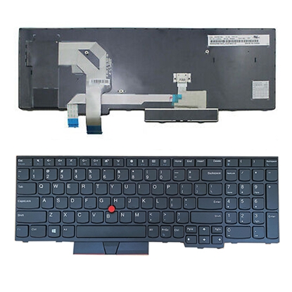 Attēls no Keyboard LENOVO IBM ThinkPad T570, T580 (US) with backlight