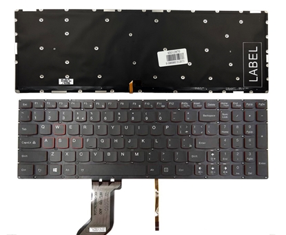 Attēls no Keyboard Lenovo: Ideapad Y700, Y700-15ISK, Y700-17ISK with backlight