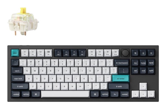 Picture of KEYBOARD WRL Q3 MAX RGB/CARBON BLACK Q3M-M4 KEYCHRON