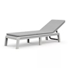 Изображение Keter Mallorca White Sunlounger with Cushion