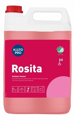 Изображение Kiilto Rosita, Sanitāro telpu tīrīšanas koncentrāts ar noturīgu aromātu, 5l
