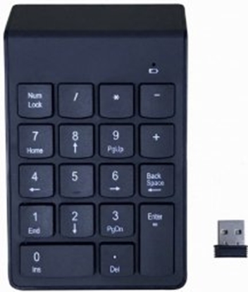Изображение Klaviatūra Gembird USB Numeric Keypad Wireless