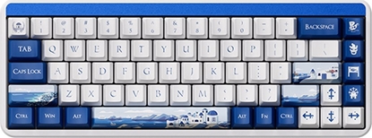 Picture of Klawiatura Akko AKKO JIN 01 Santorin - 65%, Rosewood-Switches, ANSI