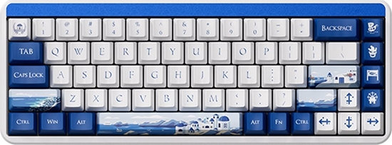 Picture of Klawiatura Akko AKKO JIN 01 Santorin - 65%, Rosewood-Switches, ANSI