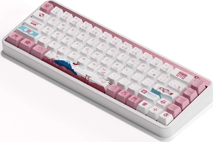 Picture of Klawiatura Akko JIN 01 Tokio Klawiatura do gier - 65%, Rosewood-Switches, ANSI