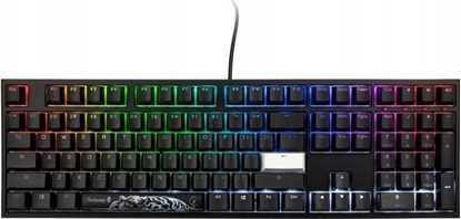 Picture of Klawiatura Ducky Ducky One 2 Backlit PBT Gaming Tastatur, MX-Black, RGB LED - schwarz (US)