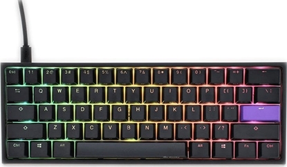 Picture of Klawiatura Ducky Ducky One 2 Pro Mini Gaming Tastatur, RGB LED - Cherry Silent Red (US)