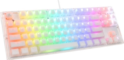 Picture of Klawiatura Ducky Ducky One 3 Aura White TKL Gaming Tastatur, RGB LED - Kailh Jellyfish Y (US)