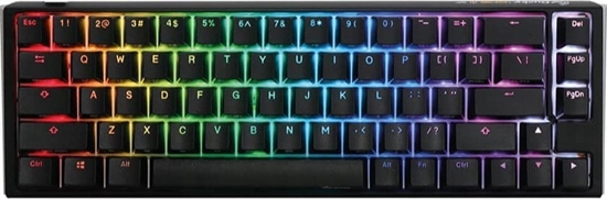 Picture of Klawiatura Ducky Ducky One 3 Classic Black/White Mini Gaming Tastatur, RGB LED - MX-Blue (US)