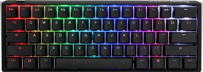 Picture of Klawiatura Ducky Ducky One 3 Classic Black/White Mini Gaming Tastatur, RGB LED - MX-Clear