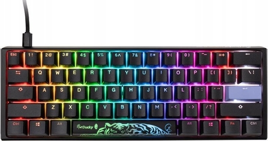 Picture of Klawiatura Ducky Ducky One 3 Classic Black/White Mini Gaming Tastatur, RGB LED - MX-Silent-Red (US)