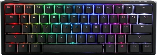 Picture of Klawiatura Ducky Ducky One 3 Classic Black/White Mini Gaming Tastatur, RGB LED - MX-Speed-Silver