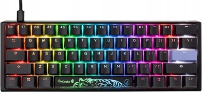 Picture of Klawiatura Ducky Ducky One 3 Classic Black/White Mini Gaming Tastatur, RGB LED - MX-Speed-Silver (US)