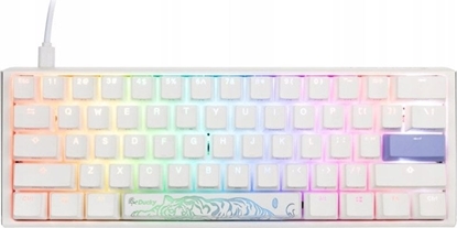 Picture of Klawiatura Ducky Ducky One 3 Classic Pure White Mini Gaming Tastatur, RGB LED - MX-Red (US)