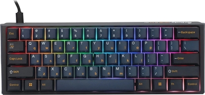 Picture of Klawiatura Ducky Ducky One 3 Pro Mini Nazca Line Gaming Tastatur, mechanisch, 8.000 Hz, Hot Swap, RGB - Cherry MX2A Speed Silver, ANSI (US)
