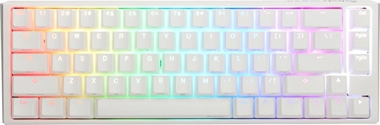 Picture of Klawiatura Ducky One 3 Classic Pure White SF Gaming klawiatura RGB LED - MX-Clear