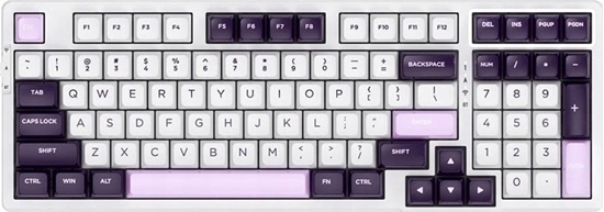 Picture of Klawiatura Endgame Gear VGN V98 Pro Gaming Tastatur, Blueberry Ice Cream - Blackcurrant (US)