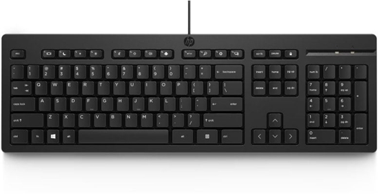 Picture of Klawiatura HP 125 (Full-size wired keyboard with)