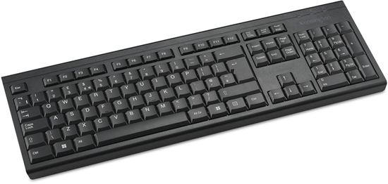 Picture of Klawiatura Kensington KB150 EQ - Klawiatura - full size - bezprzewodowy - 2.4 GHz - QWERTY - GB - karton certyfikowany FSC
